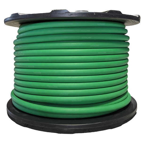 Continental 3/8" x 500' Green EPDM Rubber Air Hose, 300 PSI, Bulk Hose